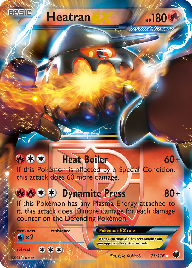 Heatran-EX 013/122 Rare Holo EX