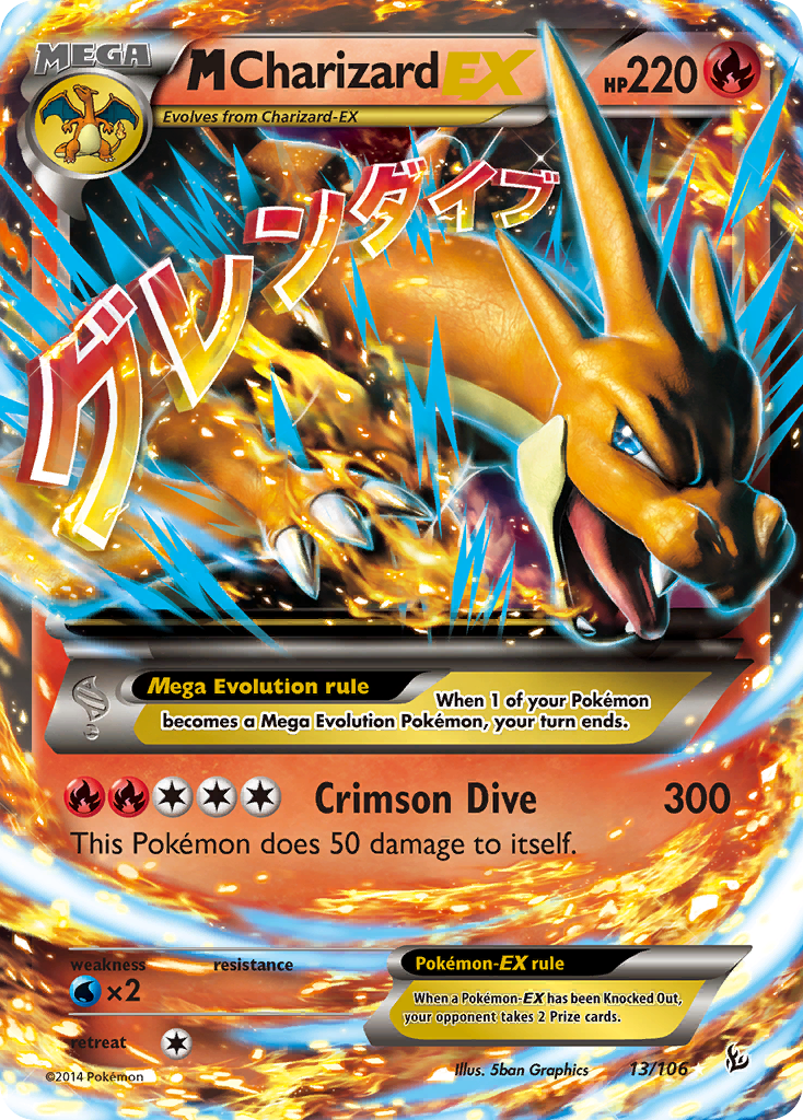 M Charizard-EX 013/110 Rare Holo EX