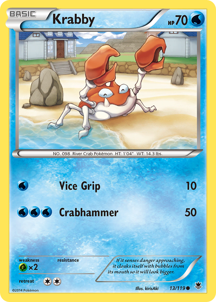 Krabby 013/124 Common