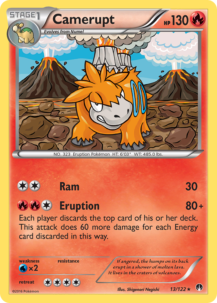 Camerupt 013/126 Rare