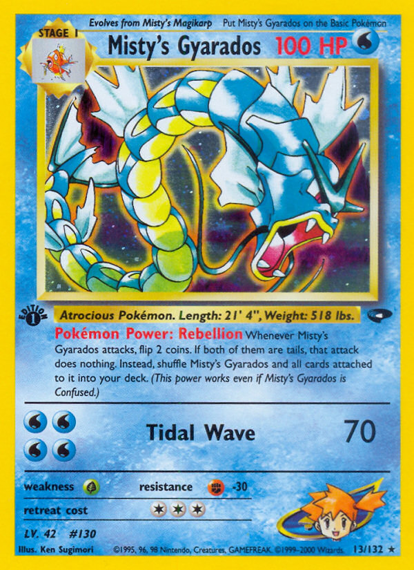 Misty's Gyarados 013/132 Rare Holo