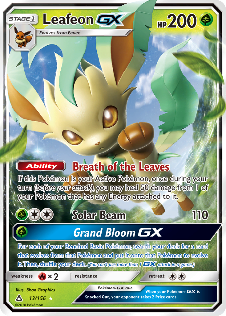 Leafeon-GX 013/178 Rare Holo GX