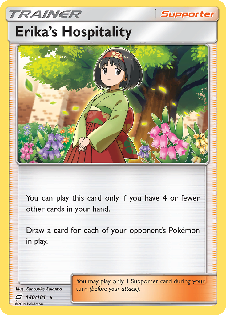 Erika's Hospitality 140/198 Rare Holo