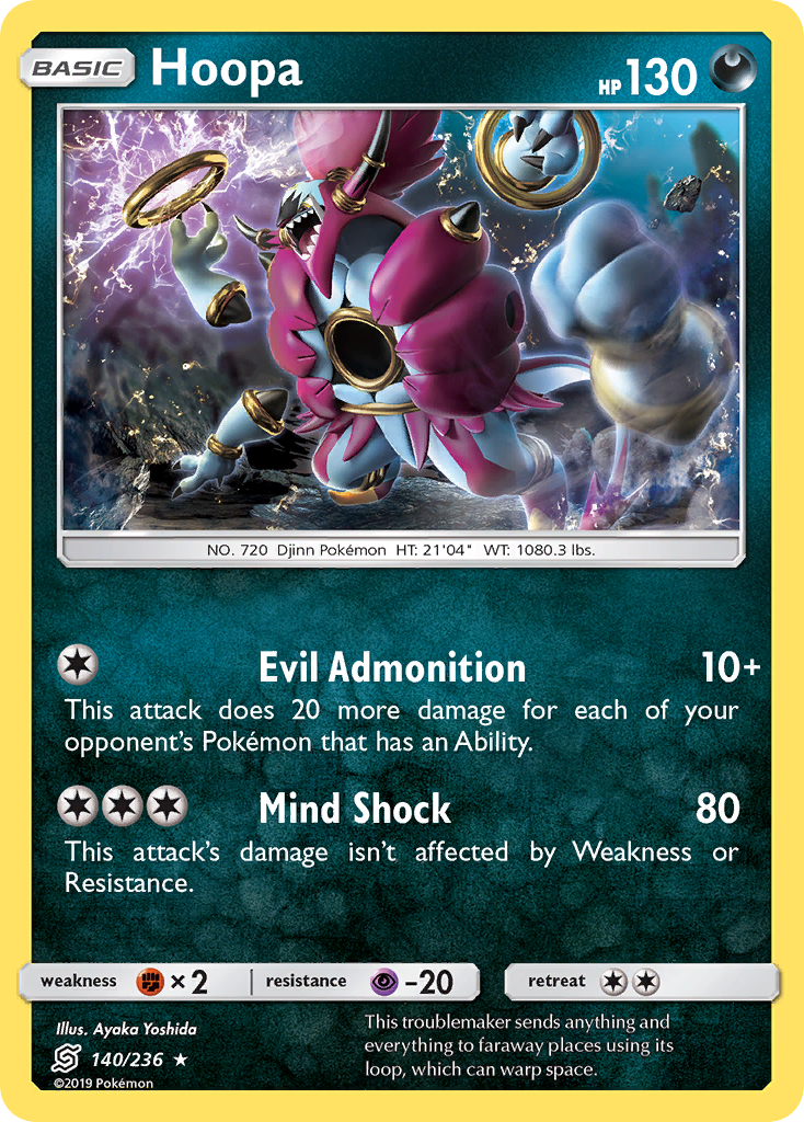 Hoopa 140/260 Rare Holo