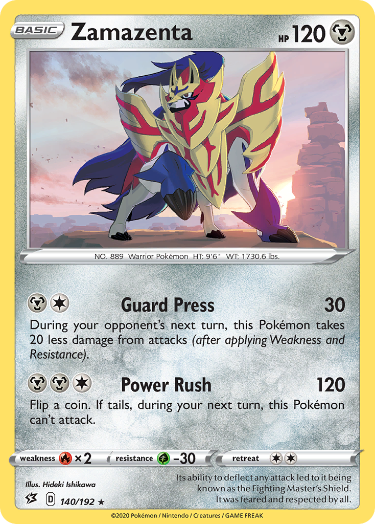 Zamazenta 140/209 Rare