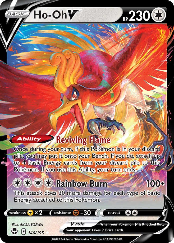 Ho-Oh V 140/215 Rare Holo V