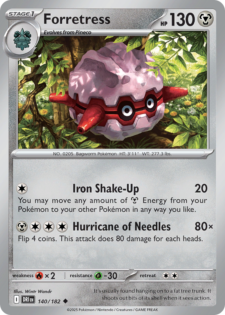 Forretress 140/244 Uncommon