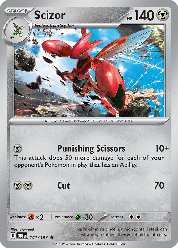 Scizor 141/230 Rare