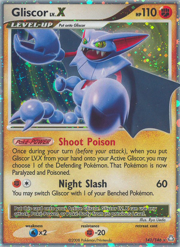 Gliscor LV.X 141/146 Rare Holo LV.X