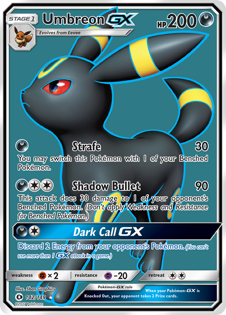 Umbreon-GX 142/173 Rare Ultra
