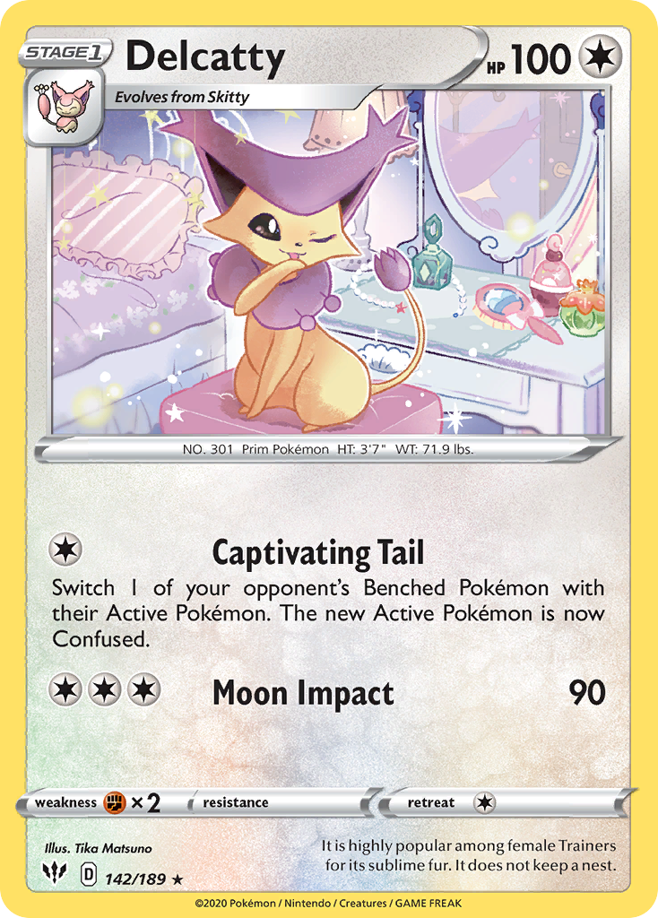 Delcatty 142/201 Rare