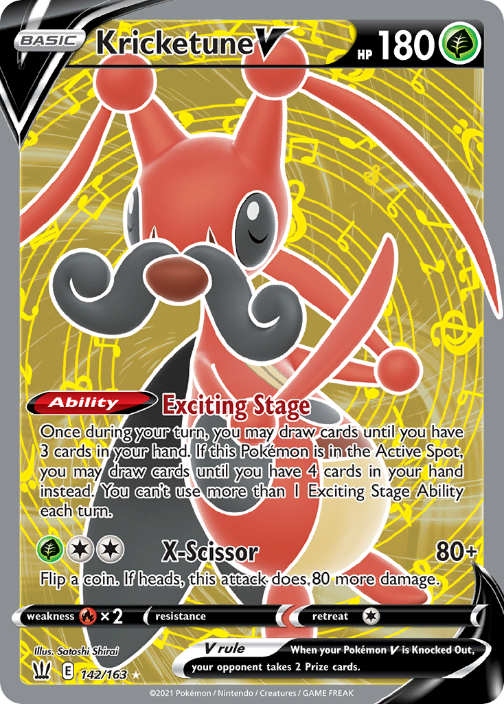 Kricketune V 142/183 Rare Ultra