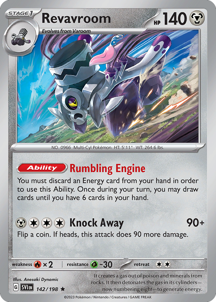 Revavroom 142/258 Rare