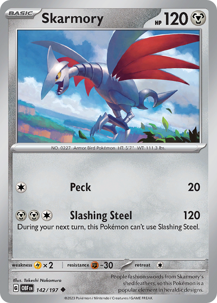 Skarmory 142/230 Uncommon