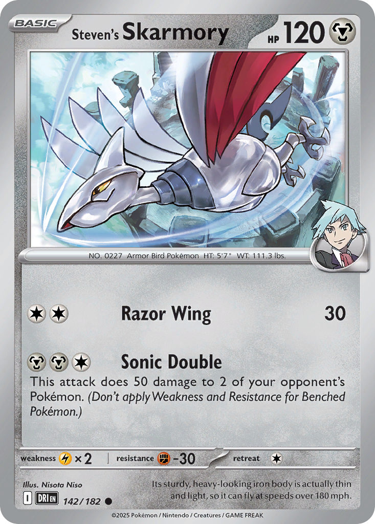 Steven's Skarmory 142/244 Common