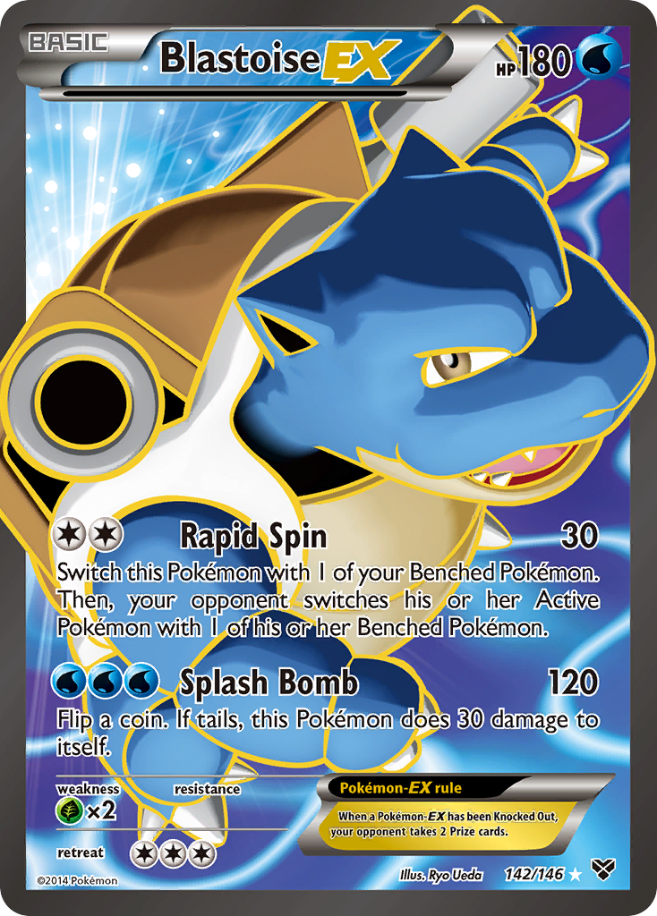 Blastoise-EX 142/146 Rare Ultra
