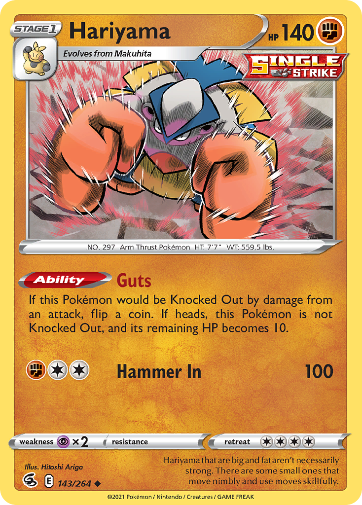 Hariyama 143/284 Uncommon