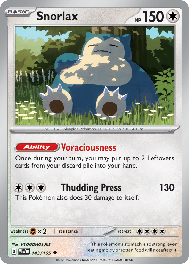 Snorlax 143/207 Uncommon