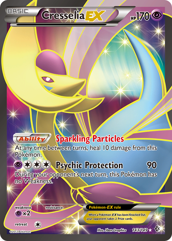 Cresselia-EX 143/153 Rare Ultra