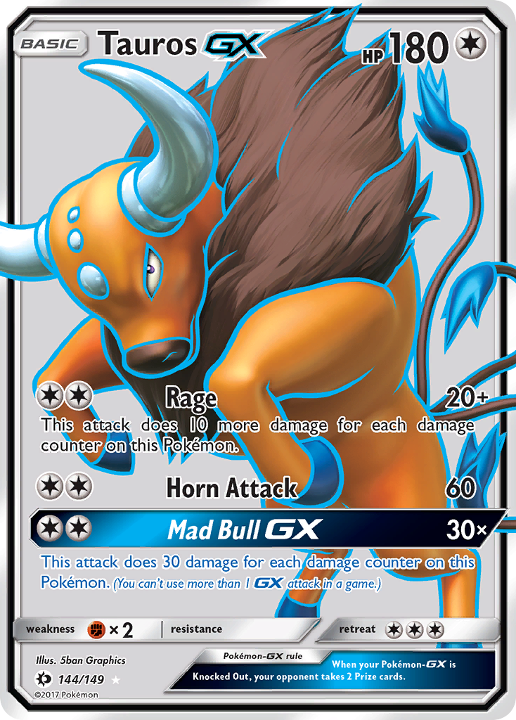 Tauros-GX 144/173 Rare Ultra