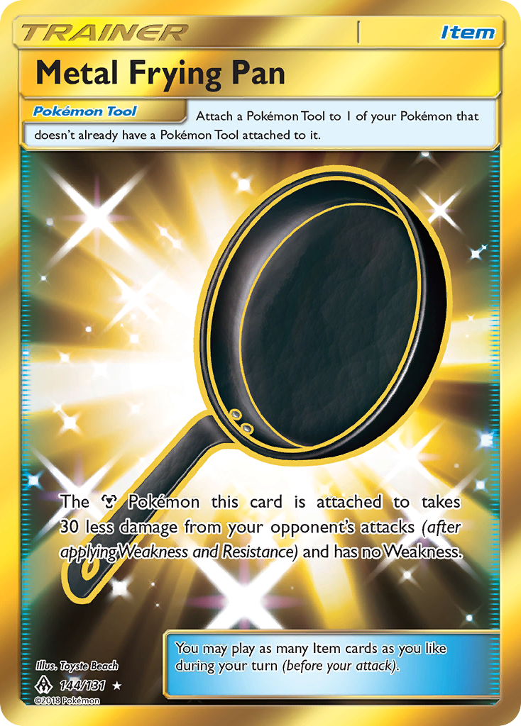 Metal Frying Pan 144/150 Rare Secret