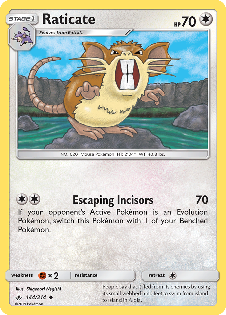 Raticate 144/234 Uncommon