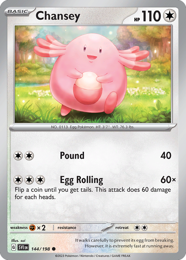 Chansey 144/258 Common