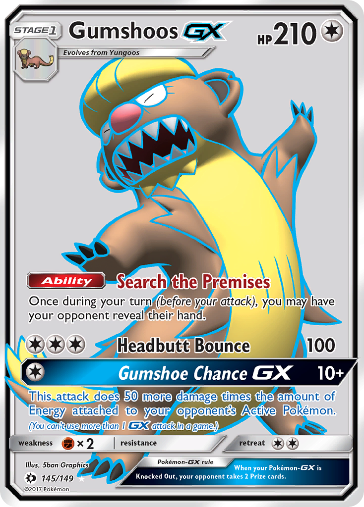 Gumshoos-GX 145/173 Rare Ultra