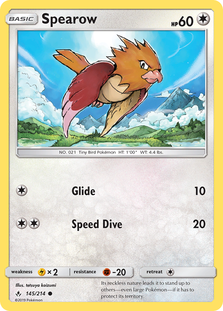 Spearow 145/234 Common