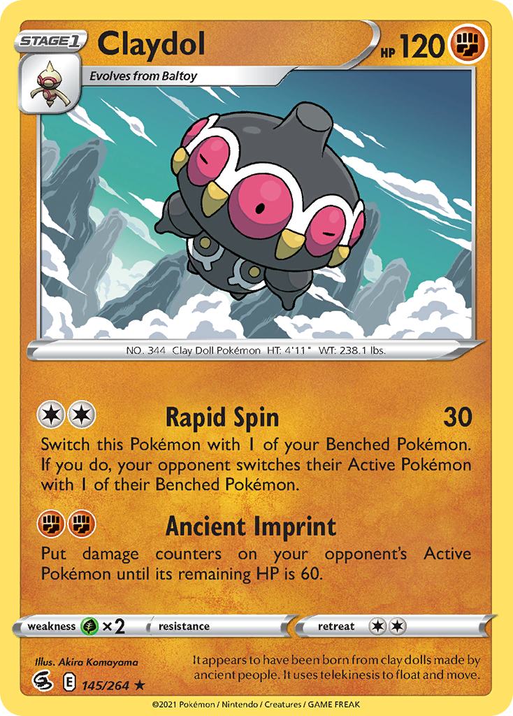 Claydol 145/284 Rare