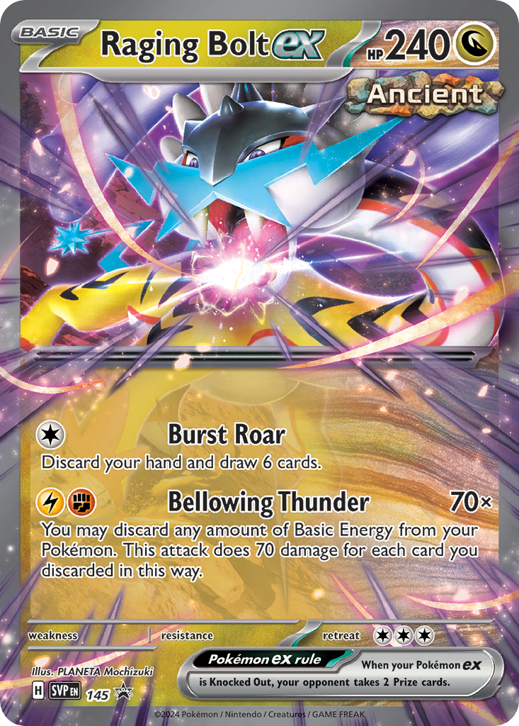 Raging Bolt ex 145/196 Promo