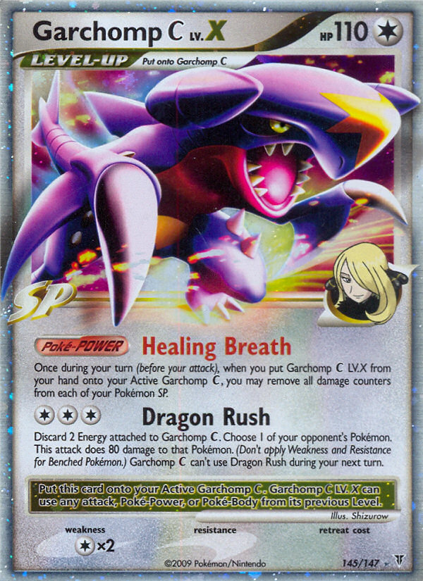 Garchomp C LV.X 145/153 Rare Holo LV.X