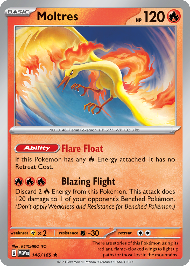 Moltres 146/207 Rare