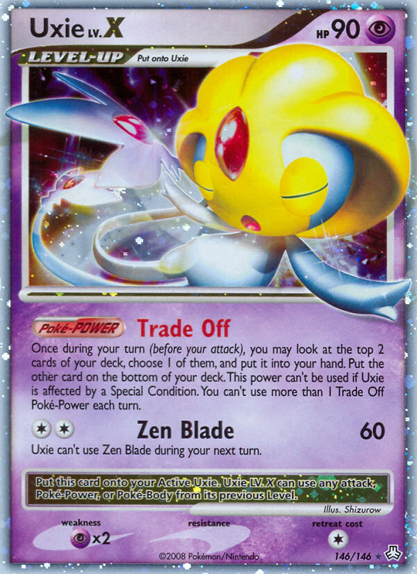 Uxie LV.X 146/146 Rare Holo LV.X