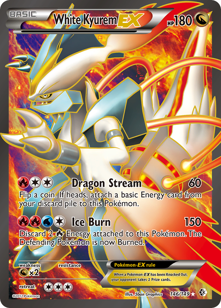 White Kyurem-EX 146/153 Rare Ultra