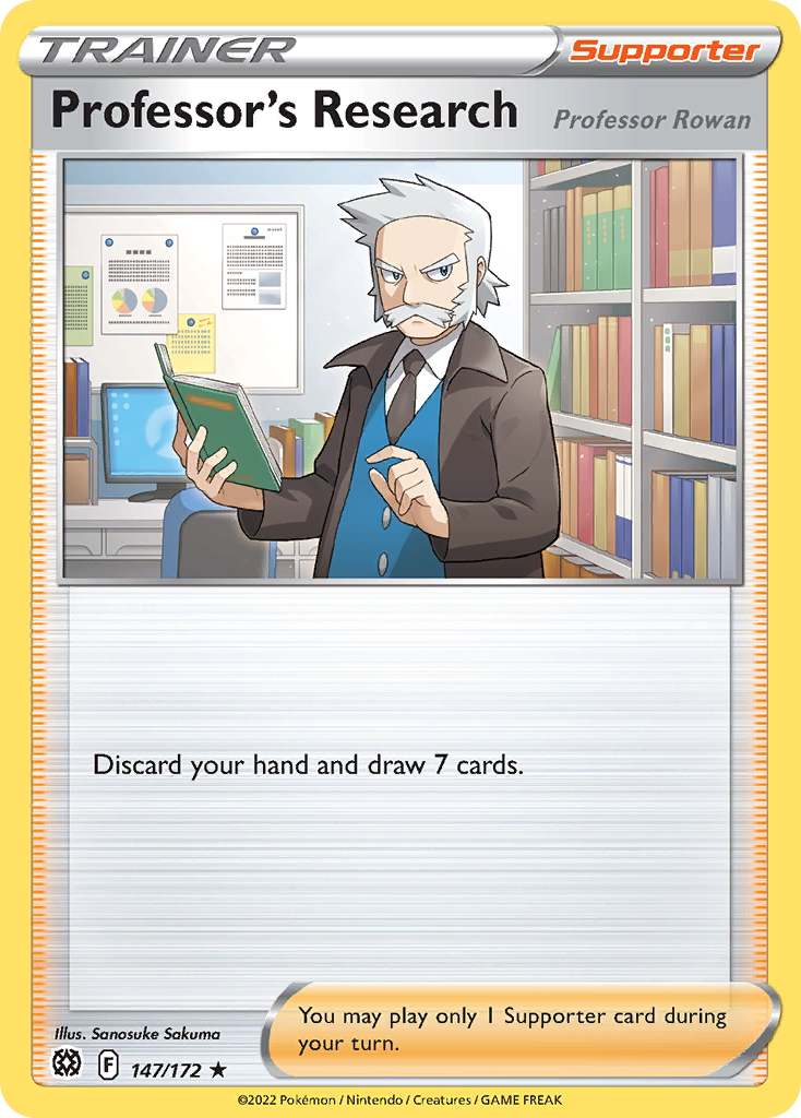 Professor's Research 147/186 Rare Holo