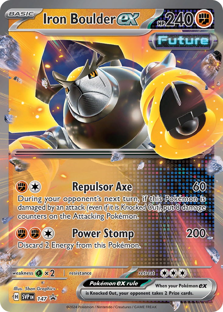 Iron Boulder ex 147/196 Promo