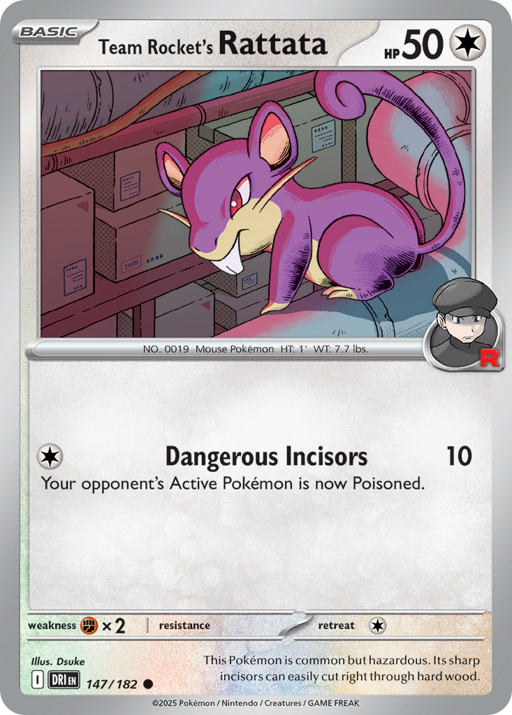 Team Rocket's Rattata 147/244 Common