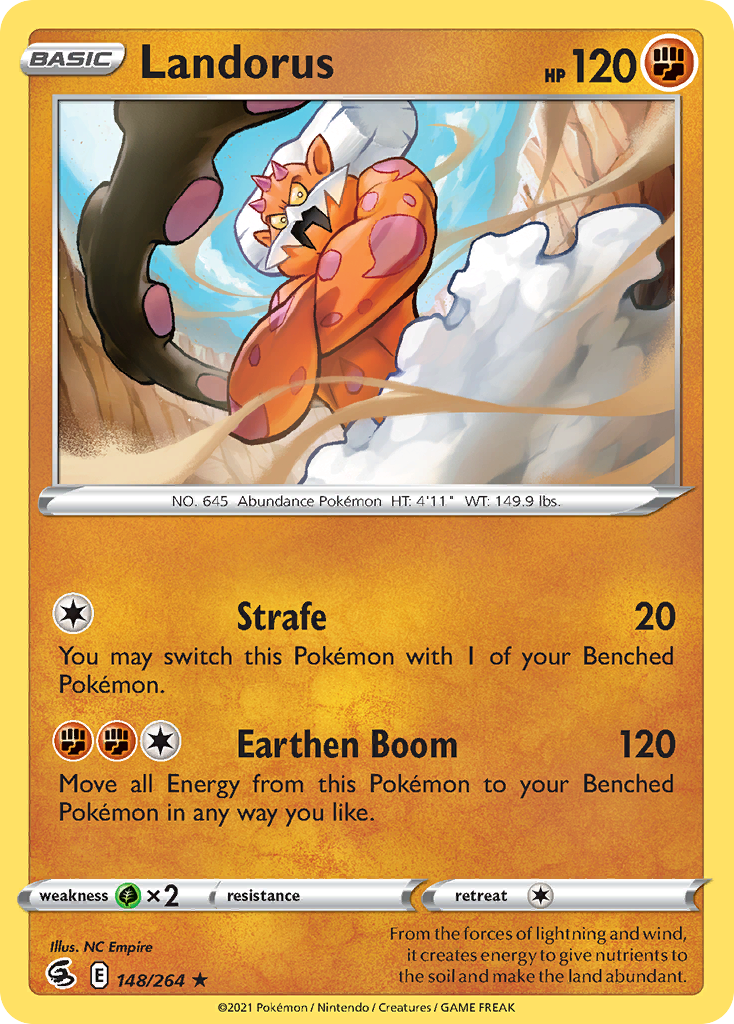 Landorus 148/284 Rare Holo