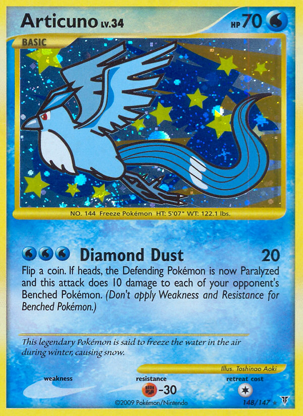 Articuno 148/153 Rare Secret