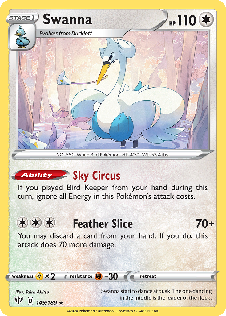 Swanna 149/201 Rare
