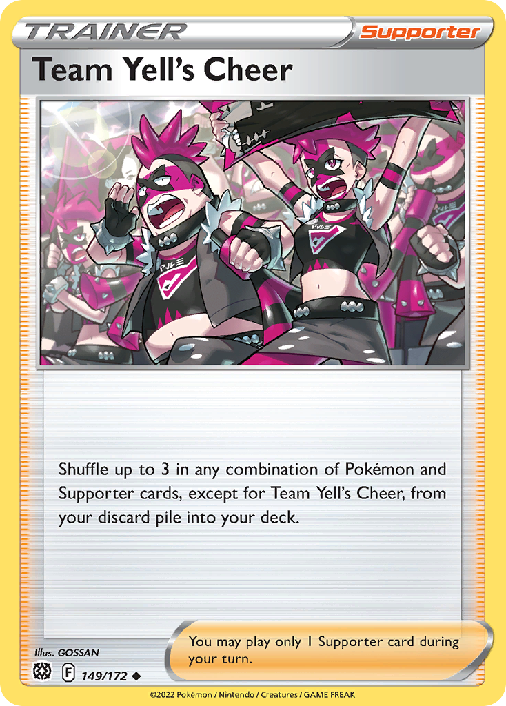 Team Yell's Cheer 149/186 Uncommon