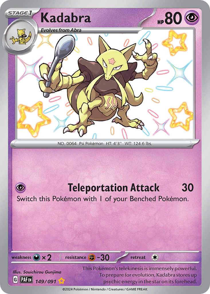 Kadabra 149/245 Shiny Rare