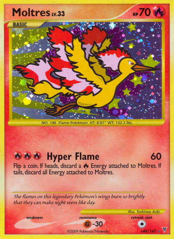 Moltres 149/153 Rare Secret