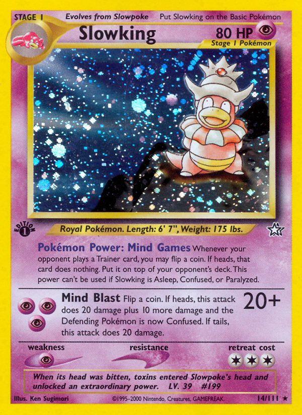 Slowking 014/111 Rare Holo