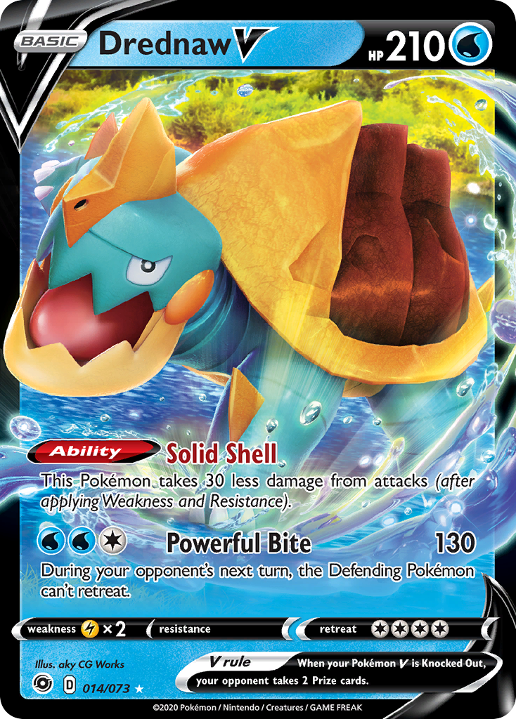 Drednaw V 014/80 Rare Holo V