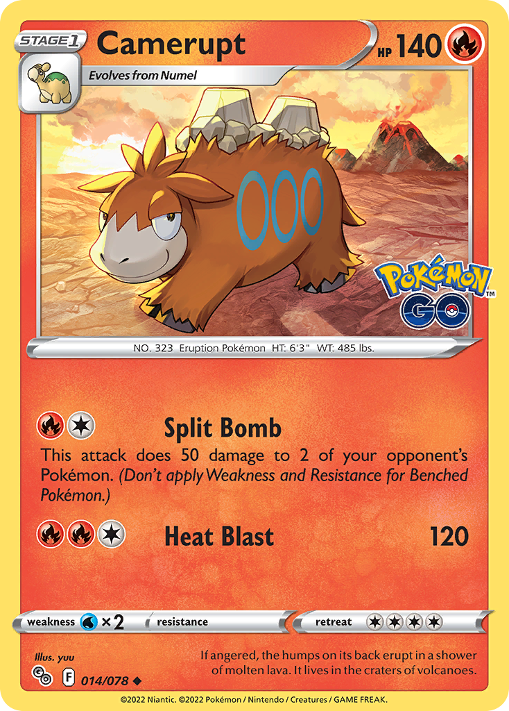 Camerupt 014/88 Uncommon