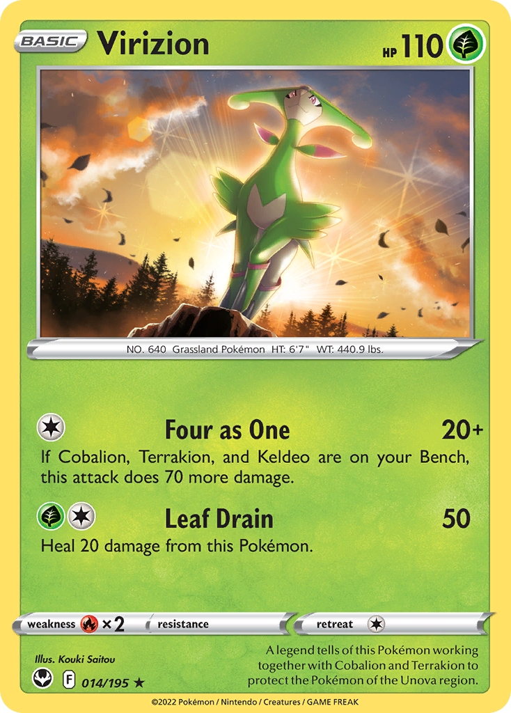 Virizion 014/215 Rare