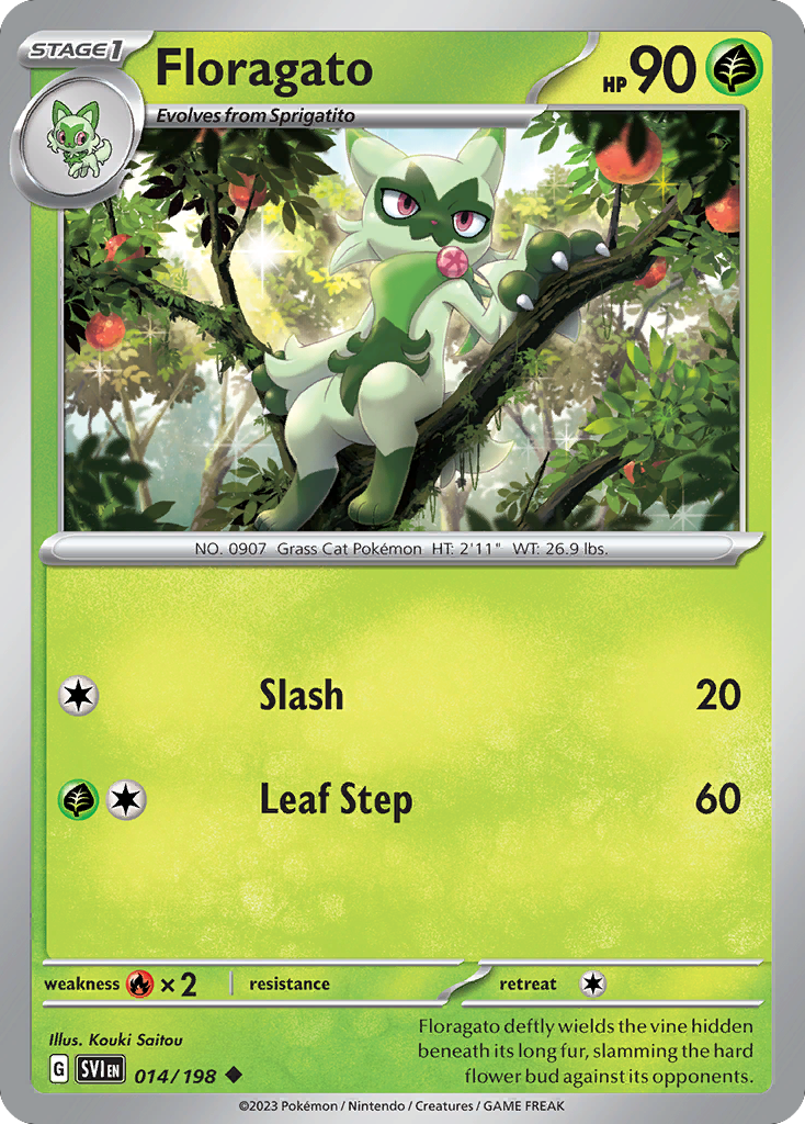 Floragato 014/258 Uncommon