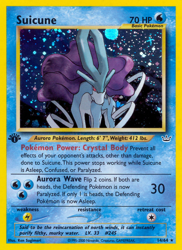 Suicune 014/66 Rare Holo